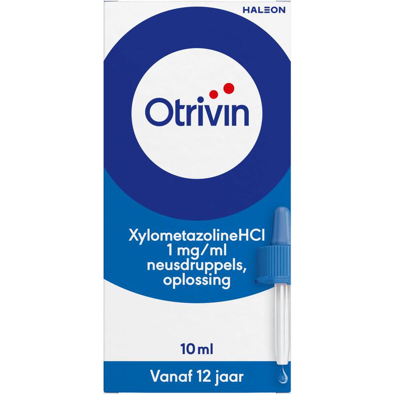 Otrivin Xylometazoline HCI 1 MG/ML Neusdruppels bij een Verstopte Neus 10 ML