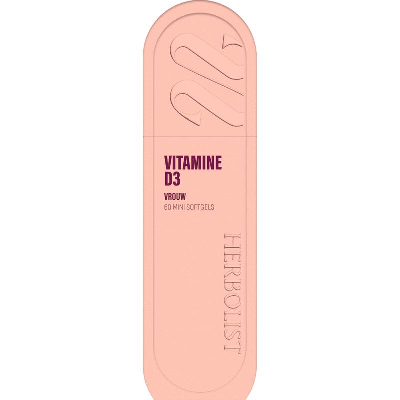 Herbolist Vitamine D3 Softgels 60 stuks