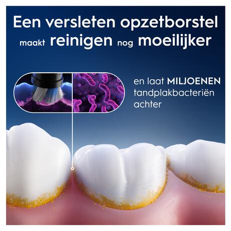 Oral-B iO Gentle Care Opzetborstels Zwart 4 Stuks