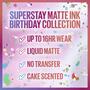 Maybelline New York SuperStay Matte Ink Lippenstift 395 Birthday Bestie