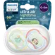 Philips Avent Fopspeen Ultra Air Night 0-6M SCF376/24 2 stuks