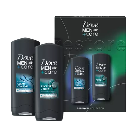Dove Giftset Men+Care Cool Fresh & Minerals + Sage Duo Shower 2x 250ml
