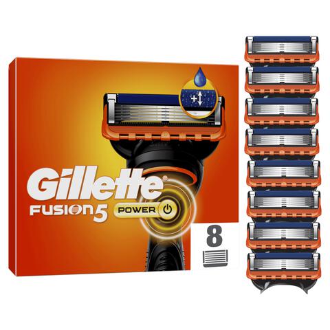 Gillette Fusion5 Power Navulmesjes 8 Stuks