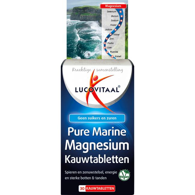 maaien alarm Overtreding Lucovitaal Pure Marine Magnesium Kauwtabletten 30 EA | Etos