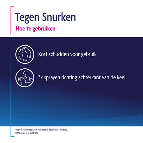 Shiepz anti snurk keelspray