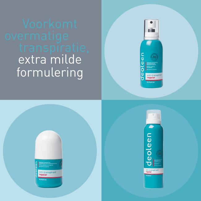 Deoleen Regular Anti-Transpirant Deodorant Pompspray 75 ML