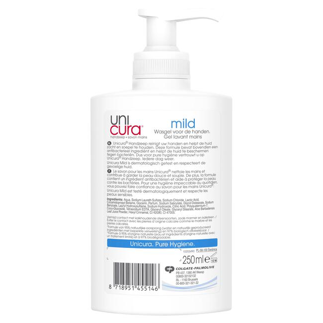 Unicura Mild Antibacteriële Handzeep 250 ML