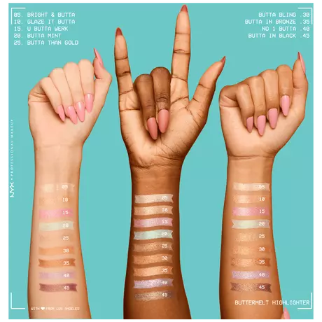 NYX Professional Makeup Buttermelt Highlighter 40 NO 1 BUTTA