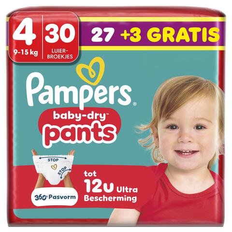 Pampers Baby Dry Pants Luierbroekjes Maat 4 9-15 kg 27 stuks + 3 gratis luierbroekjes