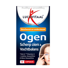 Lucovitaal Ogen, Scherp zien & Vochtbalans Capsules 30 stuks