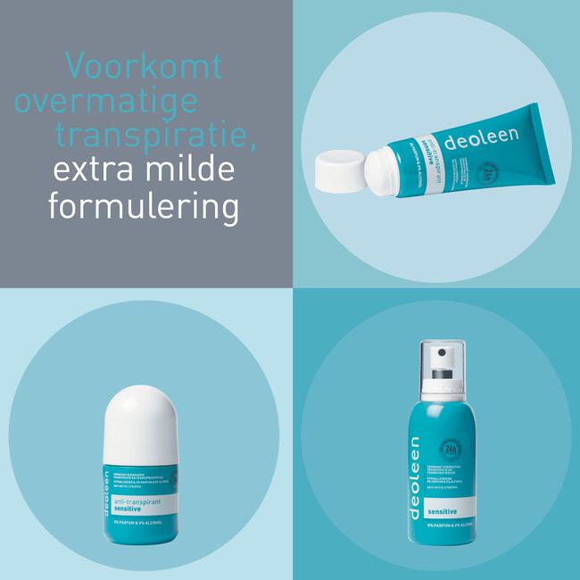 Deoleen Sensitive Anti-Transpirant Deodorant Crème 50 ML