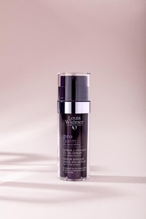 Louis Widmer Proderm Tweefasig Serum Olie-In-Serum Licht Geparfumeerd 35 ML