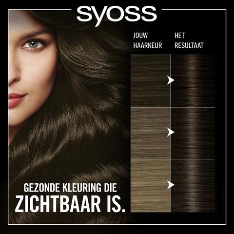 Syoss Oleo Intense Permanente Haarkleuring 4-50 Ijzig Bruin
