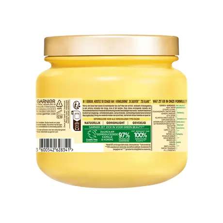 Garnier Loving Blends Sun-Kissed Chamomile & Honing Haarmasker 340 ML