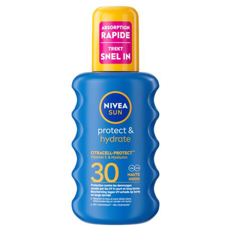 NIVEA SUN Zonnebrand Protect & Hydrate Zonnespray SPF30 200 ML
