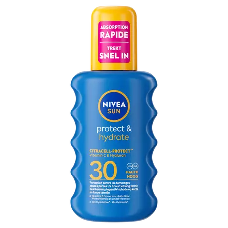 NIVEA SUN Zonnebrand Protect & Hydrate Zonnespray SPF30 200 ML