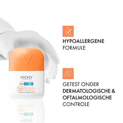 Vichy Capital Soleil UV-Aqua Onzichtbare Zonnefluïde SPF50 50 ML