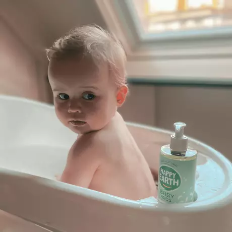 Happy Earth 100% Natuurlijke Baby & Kids Zeepvrije Was & Badgel 300 ML