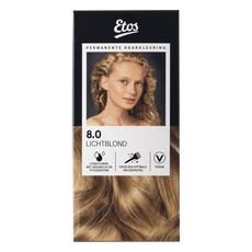 Etos Permanente Haarkleuring 8.0 lichtblond