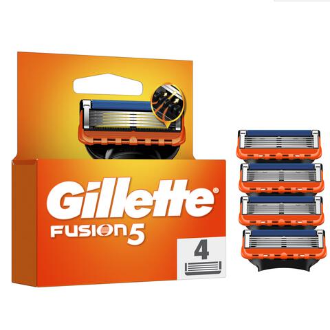 Gillette Fusion5 Navulmesjes 4 stuks