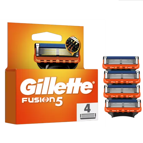 Gillette Fusion5 Navulmesjes 4 stuks