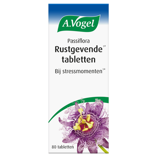 A.Vogel Passiflora Rustgevende1* Tabletten Helpt Bij Stressmomenten1* 80 stuks