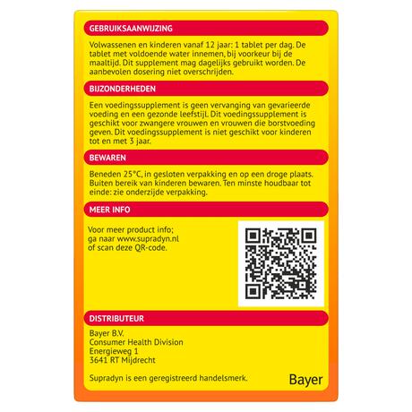 Supradyn Complex Forte Multivitamine Voor Extra Energie 35 Tabletten