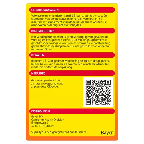 Supradyn Complex Forte Multivitamine Extra Energie Tabletten 35 stuks