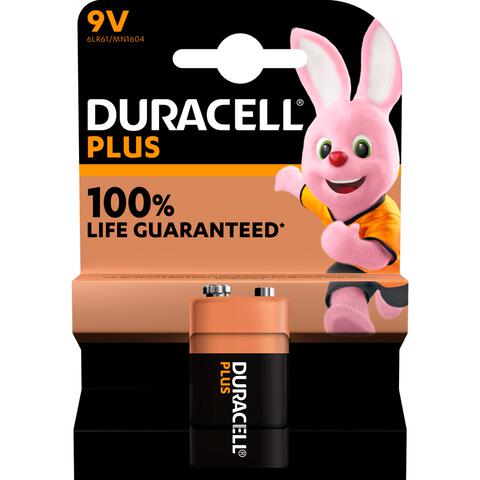 Duracell Batterijen Alkaline Plus 9V