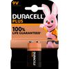 Duracell Batterijen Alkaline Plus 9V 1 stuk