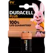 Duracell Batterijen Alkaline Plus 9V 1 stuk