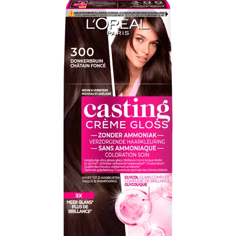 L'Oréal Paris Casting Crème Gloss Haarverf 300 Dark Delight Donkerbruin