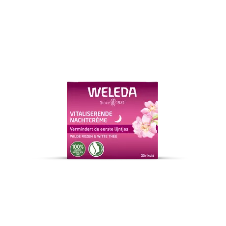 Weleda Wilde Rozen & Witte Thee Vitaliserende Nachtcrème 40 ML