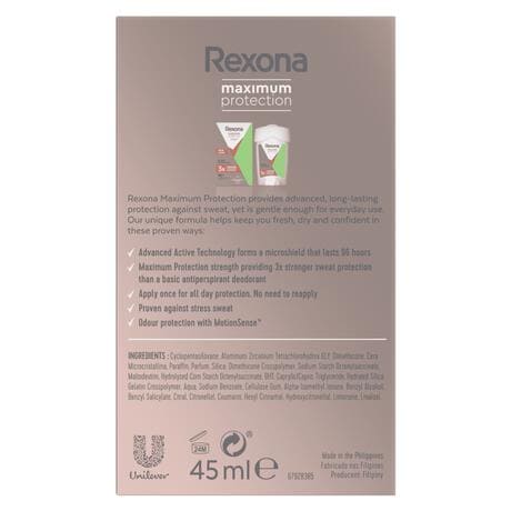 Rexona Woman Maximum Protection Sport Strength Deodorant Stick 45 ML