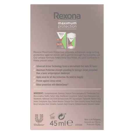 Rexona Woman Maximum Protection Sport Strength Deodorant Stick 45 ML