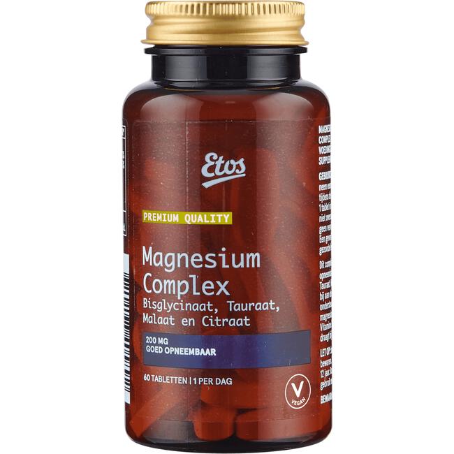 Etos Premium Magnesium Complex Plus 200mg 60 stuks