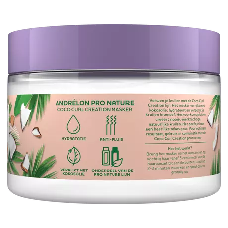 Andrélon Pro Nature Coco Curl Creation Masker 300 ML