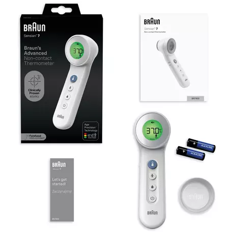 Braun Contactloos + Voorhoofdthermometer Age Precision BNT400