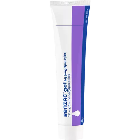Benzac Gel bij Jeugdpuistjes 40 gram