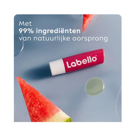 Labello Watermelon Shine Lippenbalsem 24u Hydratatie Roze 1 Stuk