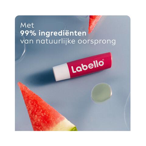 Labello Watermelon Shine Lippenbalsem 24u Hydratatie Roze 1 Stuk
