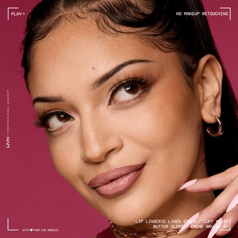 NYX Professional Makeup Lip Lingerie Liner Stain 07 Cuff Me Roze