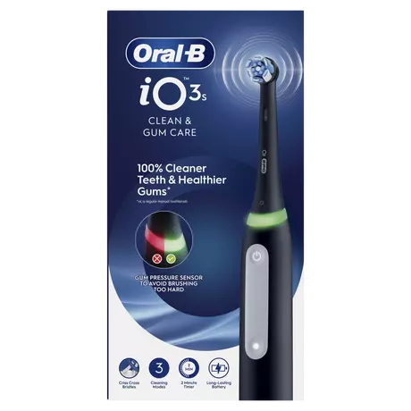 Oral-B iO 3s Zwart Elektrische Tandenborstel