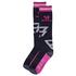 Brunotti Skisokken Zwart/Roze Dames Maat 39-42