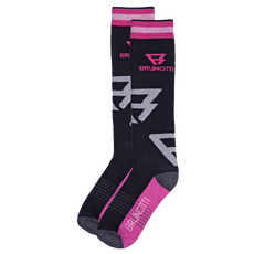 Brunotti Skisokken Zwart/Roze Dames Maat 39-42