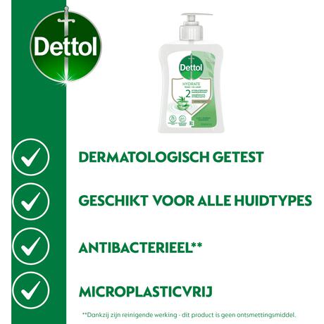 Dettol Antibacterieel Verzachtend Aloë Vera Handzeep 250 ML