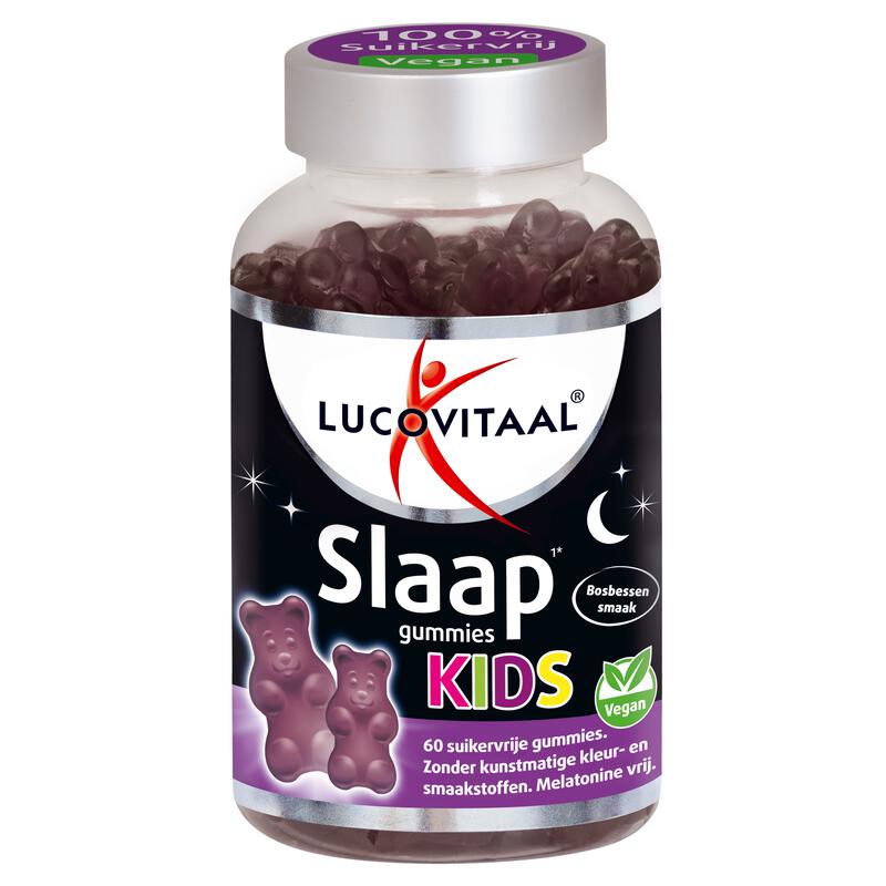 Lucovitaal Slaap Kids Suikervrije Gummies Bosbes 60 stuks
