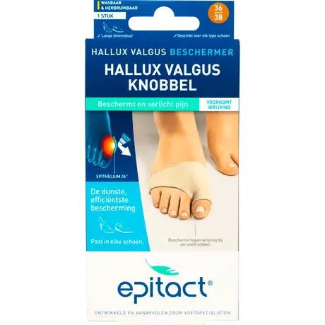 Epitact Hallux Valgus Knobbel Beschermer 36-38
