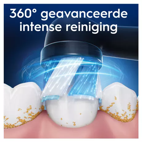 Oral-B iO Ultimate Clean Opzetborstels Zwart 6 Stuks