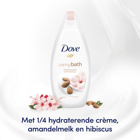 Dove Caring Bath Amandelmelk & Hibiscus Badcrème 450 ml